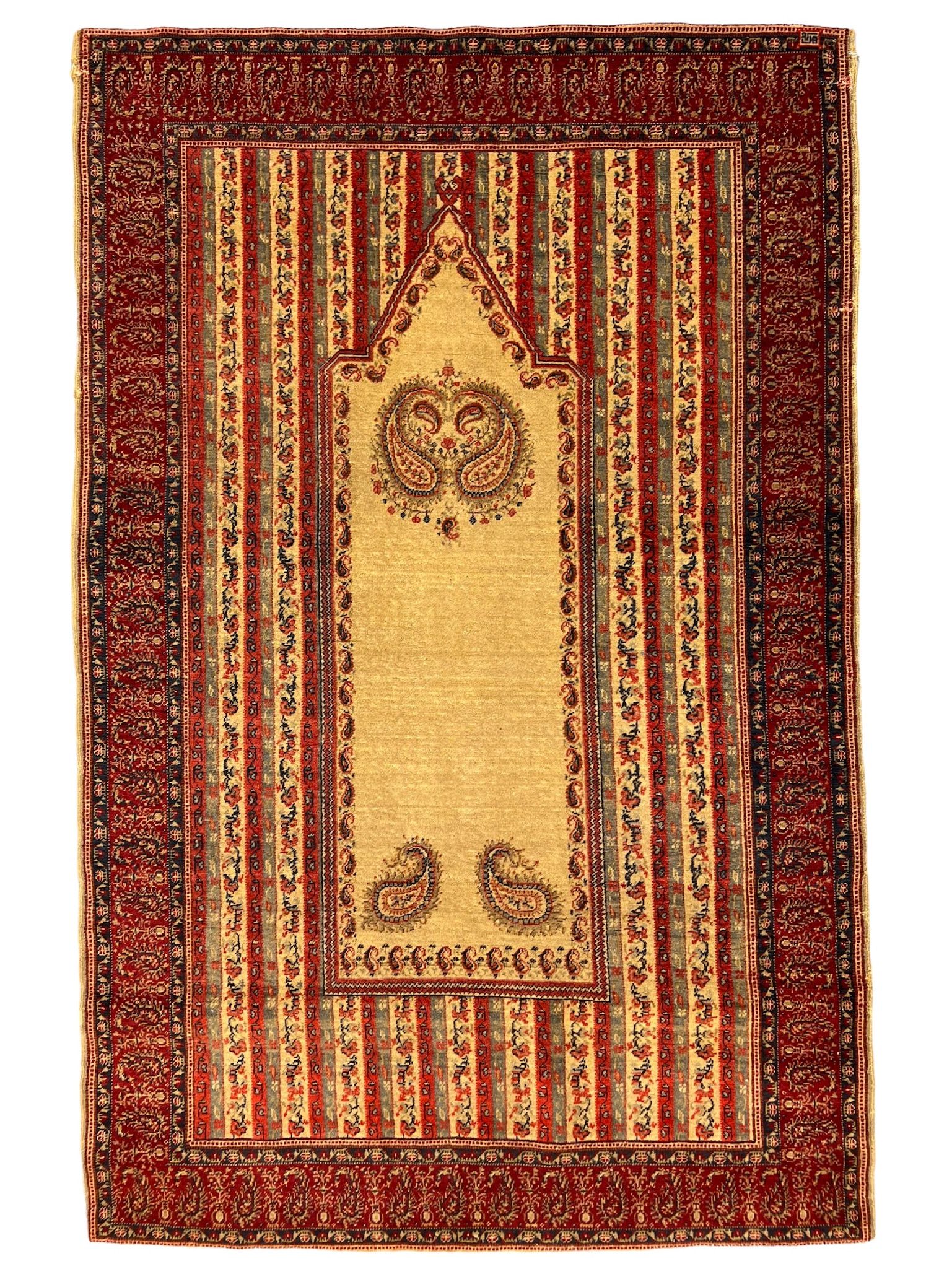 Antique Turkish Ottoman Hereke Rug